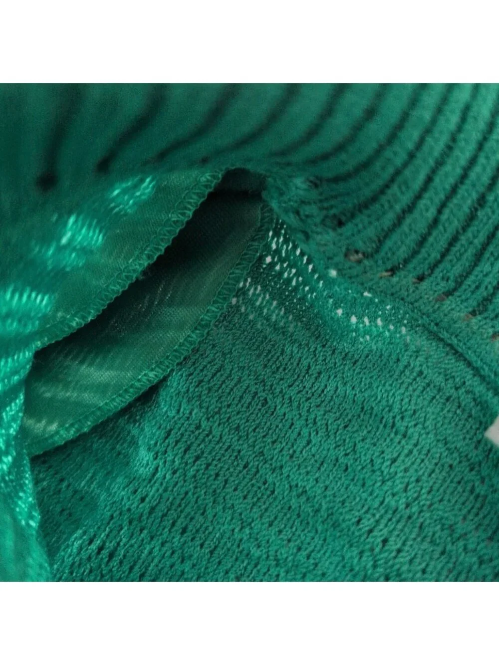 St John Santana Knit Cardigan Womens Size Small Green Wool Blend Long Sleeve